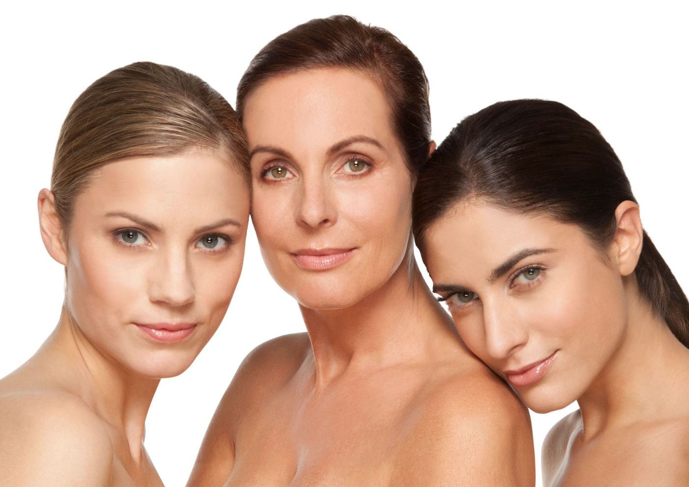 Picture of three women smiling and looking at the camera, representing the welcoming and inclusive atmosphere of Perfection Point